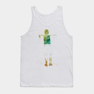 Baseball Player Girl Tank Top